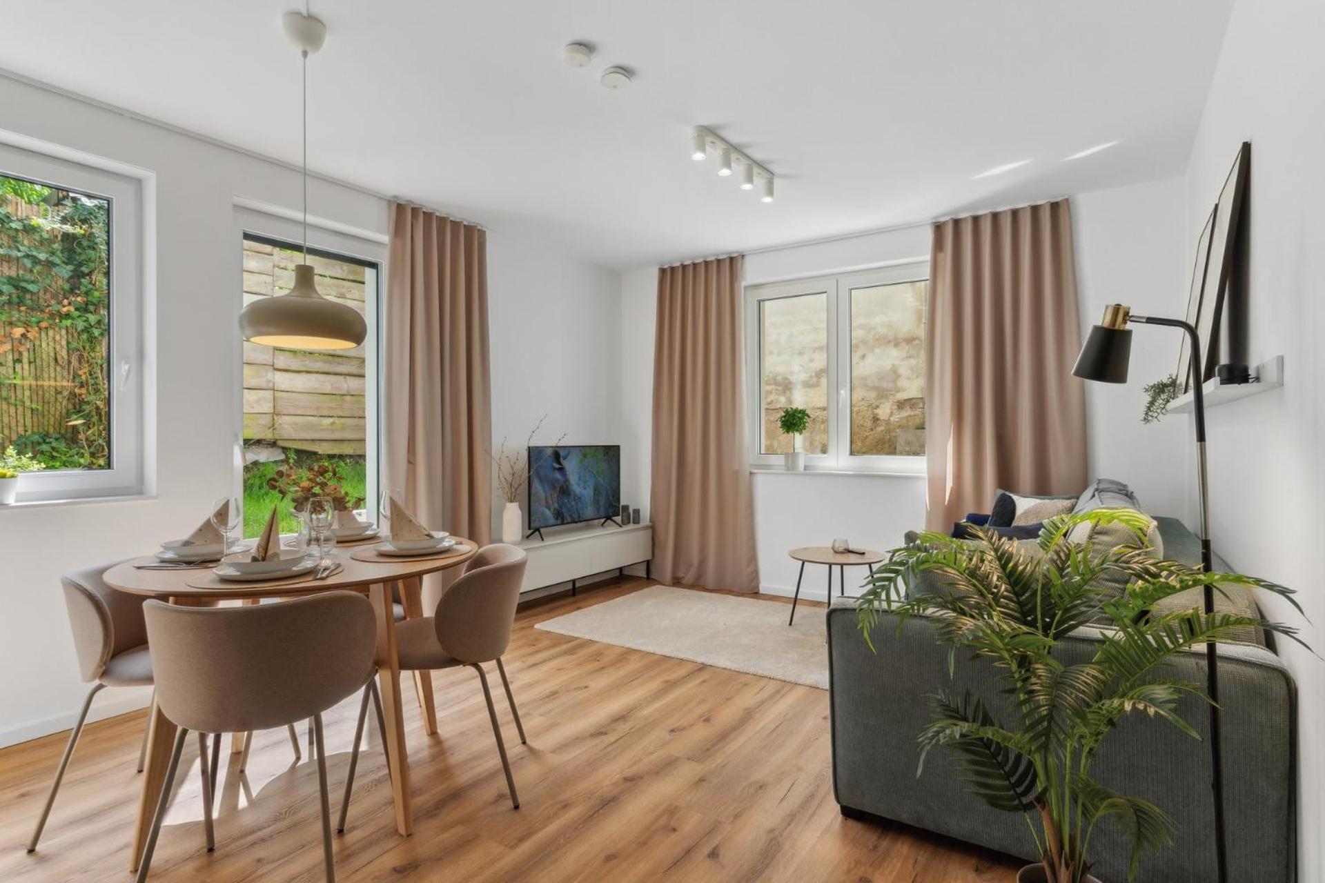 Deluxe Apartment In Bielefeld City Mit Parkplatz Und Terrasse מראה חיצוני תמונה