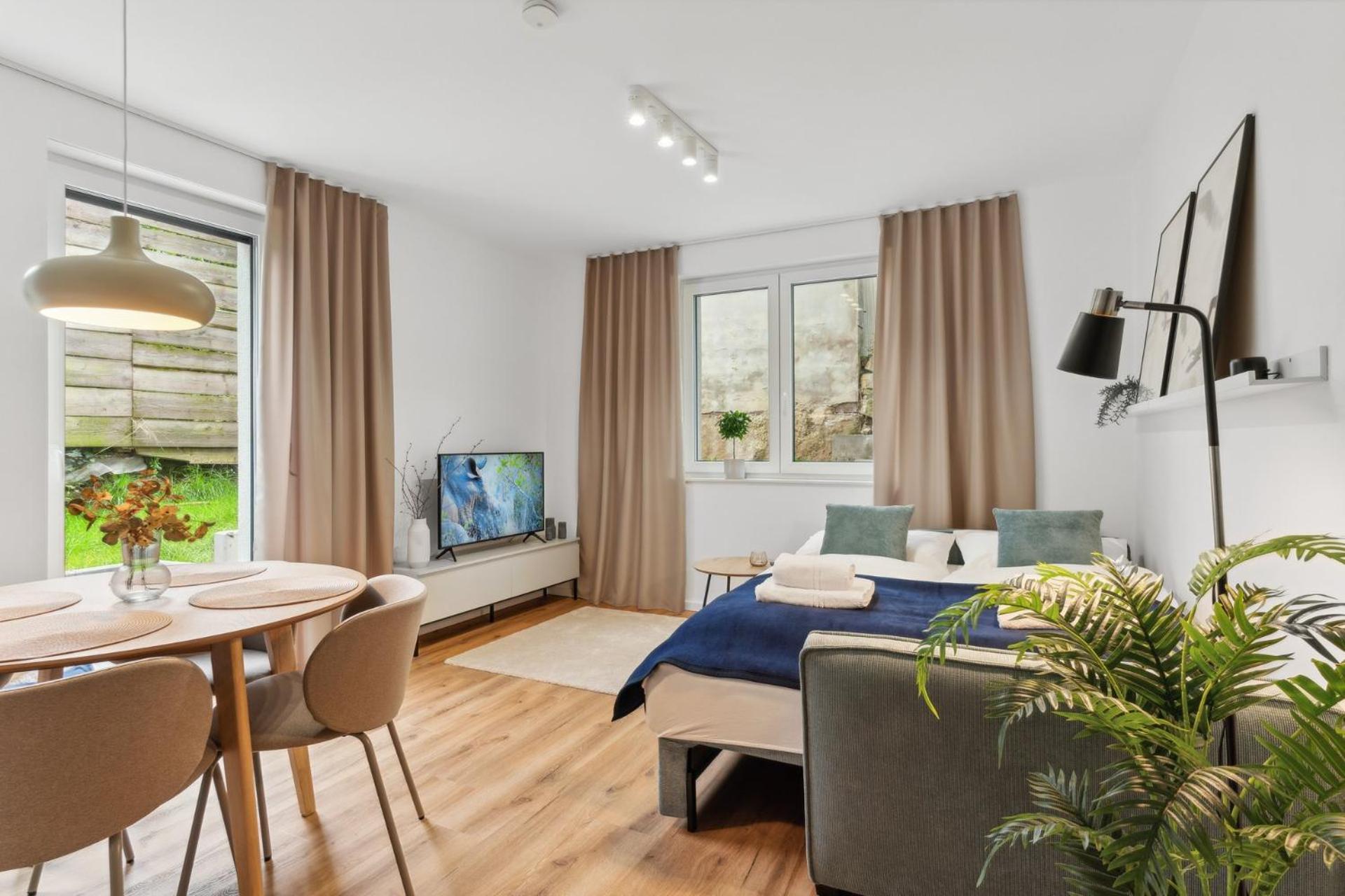 Deluxe Apartment In Bielefeld City Mit Parkplatz Und Terrasse מראה חיצוני תמונה