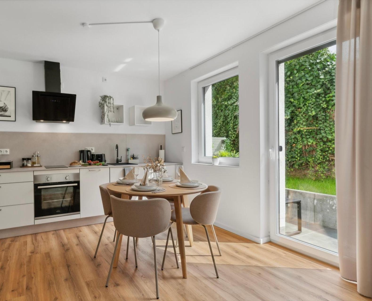 Deluxe Apartment In Bielefeld City Mit Parkplatz Und Terrasse מראה חיצוני תמונה